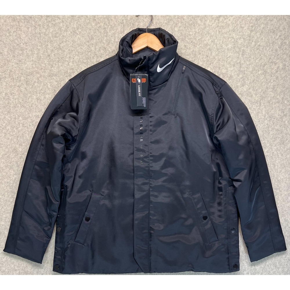 NWT Nike Sportswear Womens Thermore Loose Fit Synthetic Fill Jacket Black M